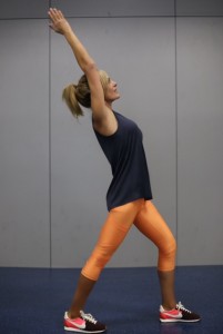 A "do-anywhere" great hip, upper back and calf stretch