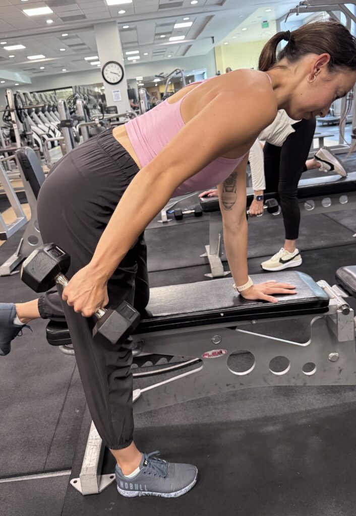 Tricep kickback
